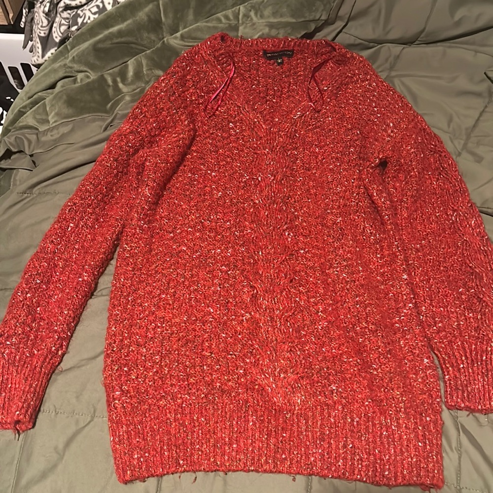 Red Adrienne Vittadini Sweater